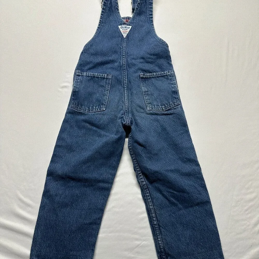 Vintage OshKosh B’gosh Flannel-Lined Denim Overalls | Made in USA | Kids
